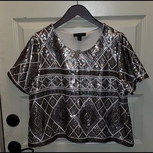 Forever 21 Sequin Top